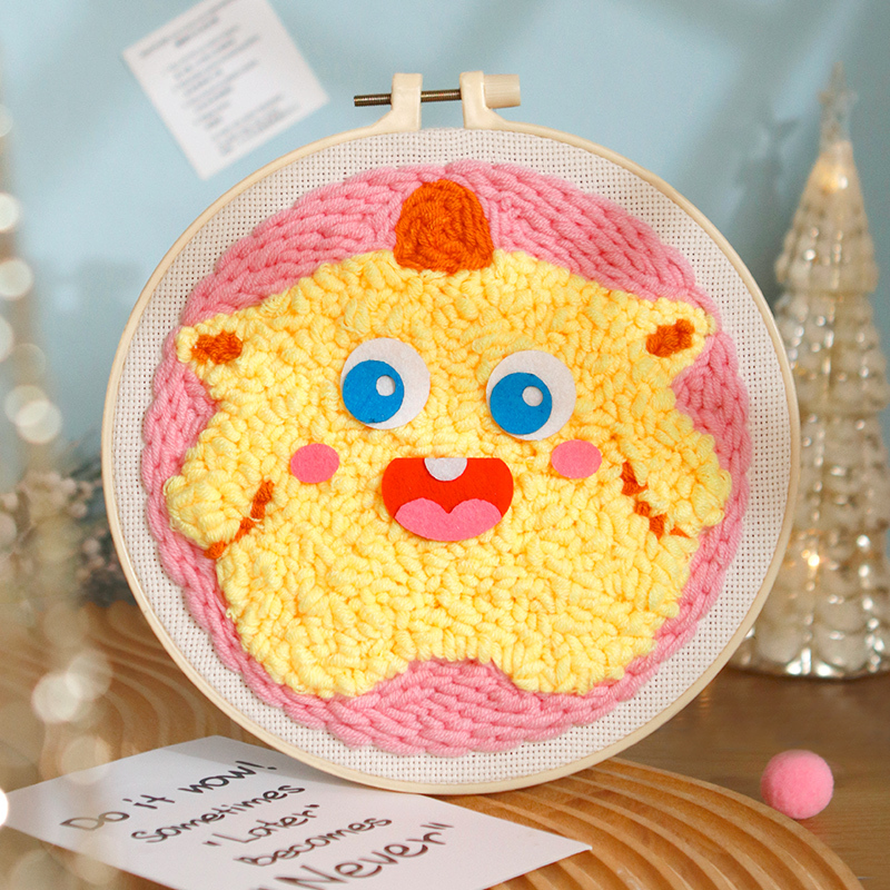 Warm Monster Punch Needle Kit