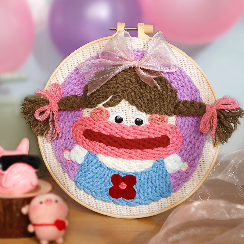 Funny Girl Punch Needle Kit