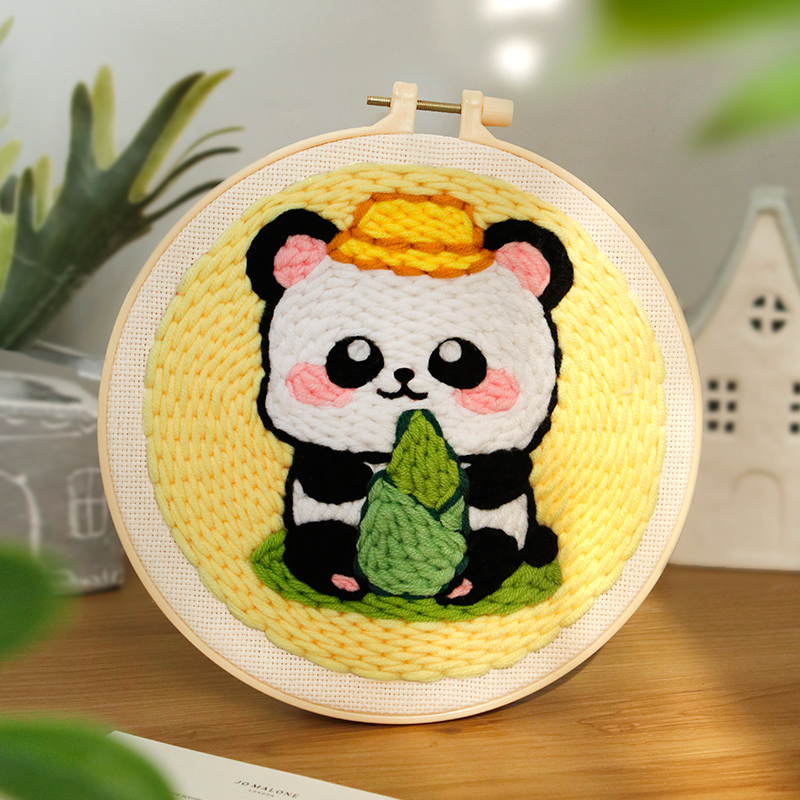 Panda Punch Needle Kit