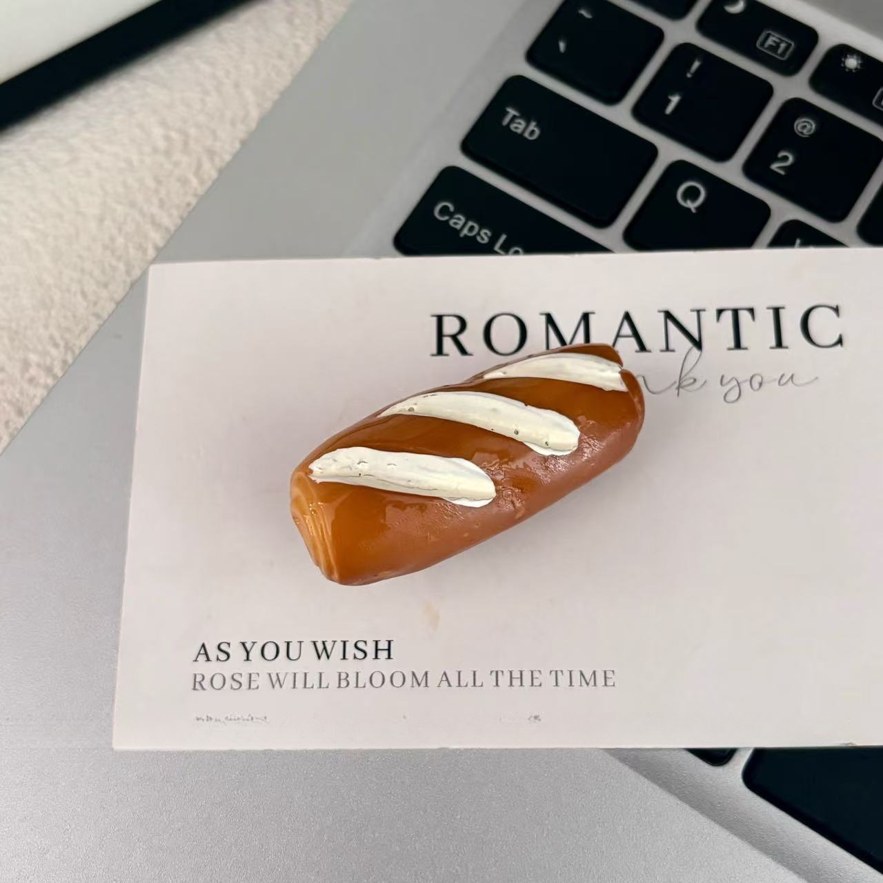 Realistic Alkaline Pretzel Hair Clips Set Artisanal Baguette Croissant