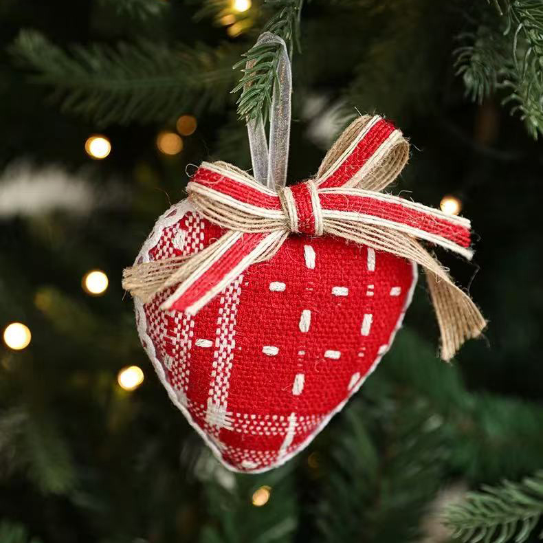 Christmas Tree Ornaments With Bow-knot Holiday Small Cute Home Decor