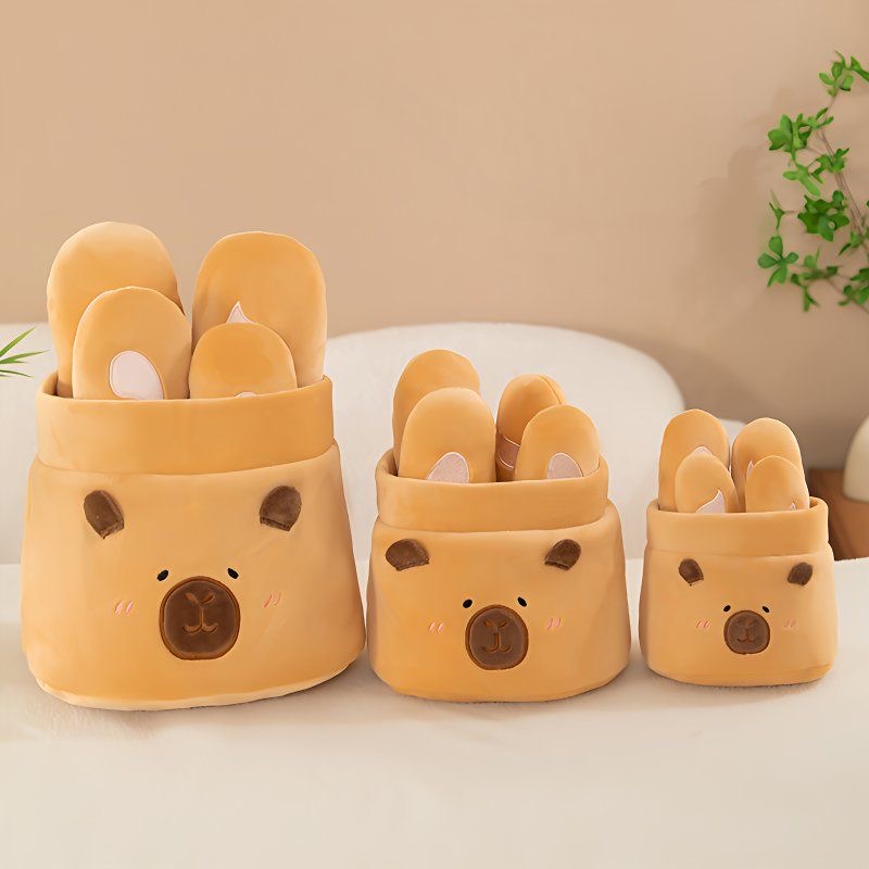 Realistic Food Dolls Capybara Baguette Plush Doll Sofa Ornament