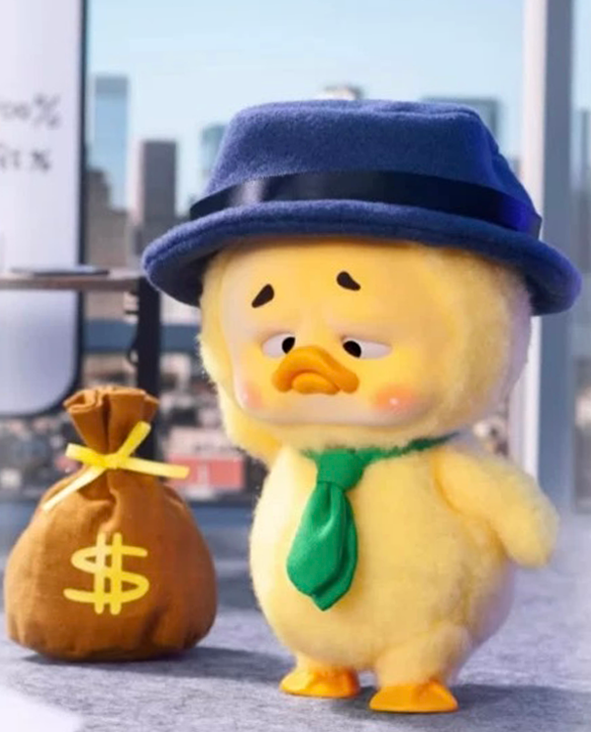 6.3 inch Sentiment Upset duck Series Of Trendy Toys Plush Dolls