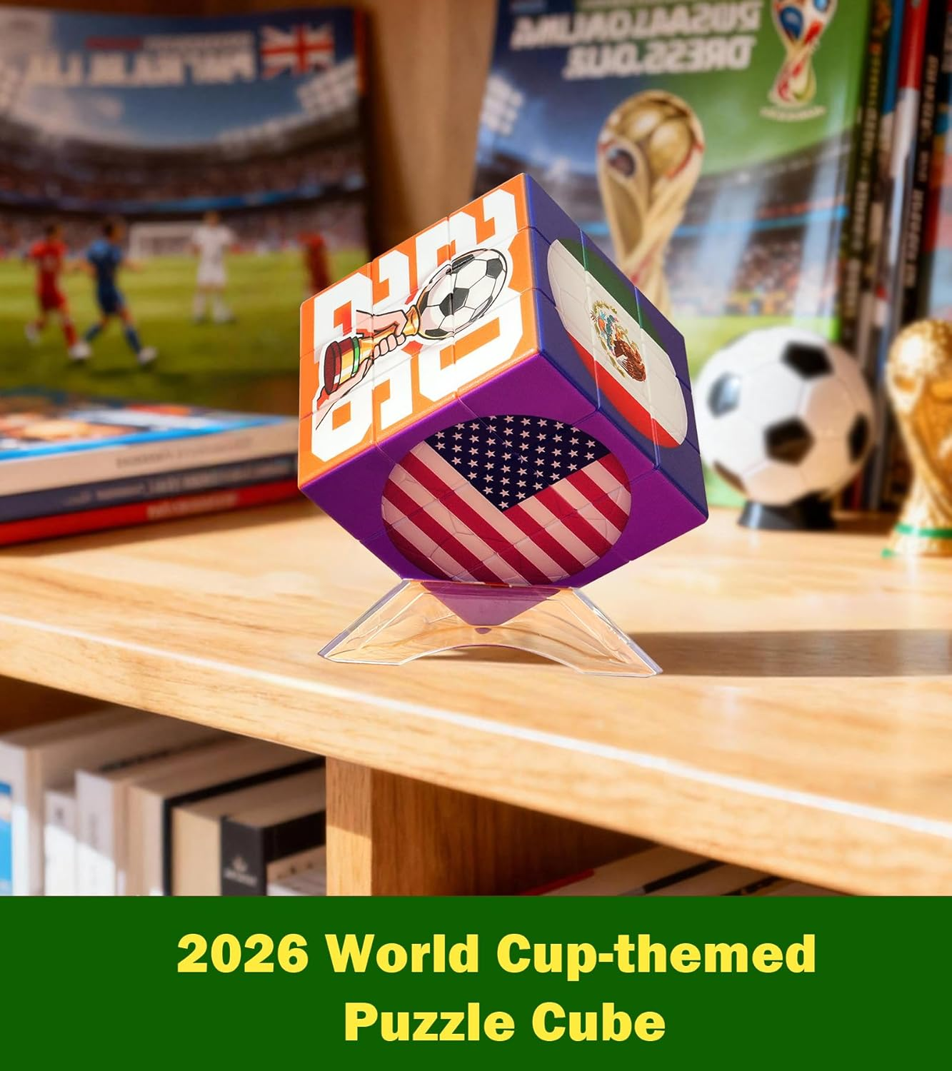 2026 World Cup Souvenir 3x3 Puzzle Speed Cube Collectible Decor Gift