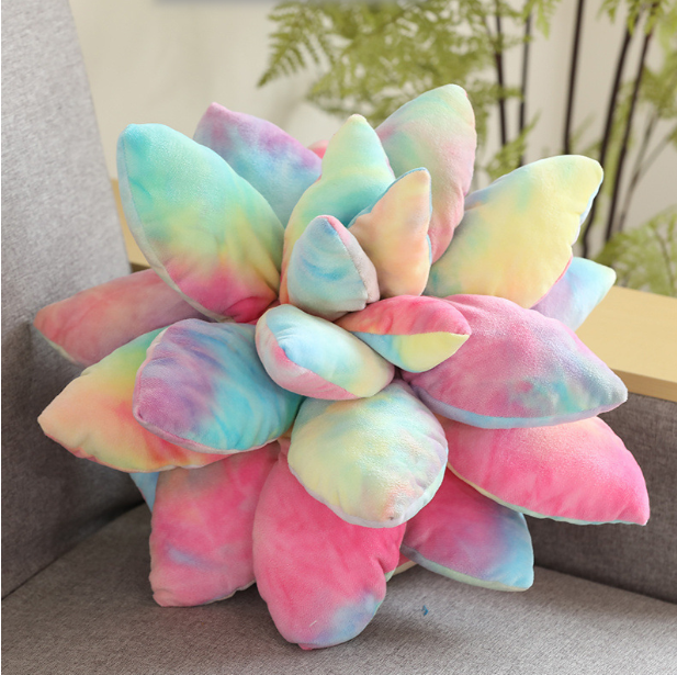 Cute and soft fresh household plush toy Fill with PP cotton succulent pillow 10.20inch