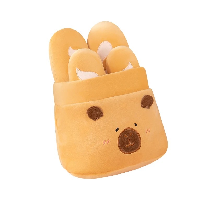 Realistic Food Dolls Capybara Baguette Plush Doll Sofa Ornament