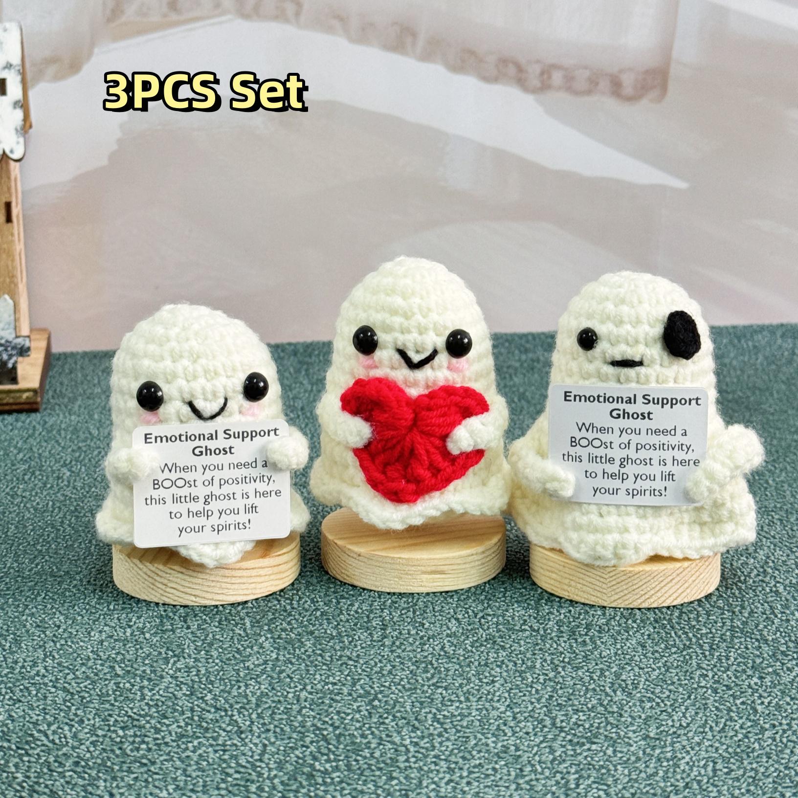 Halloween Crochet Ghost with Pumpkin Halloween Pumpkin Perfect for Trick-or-treat Gifts or as a Surprise During the Spooky Season-Apripex
