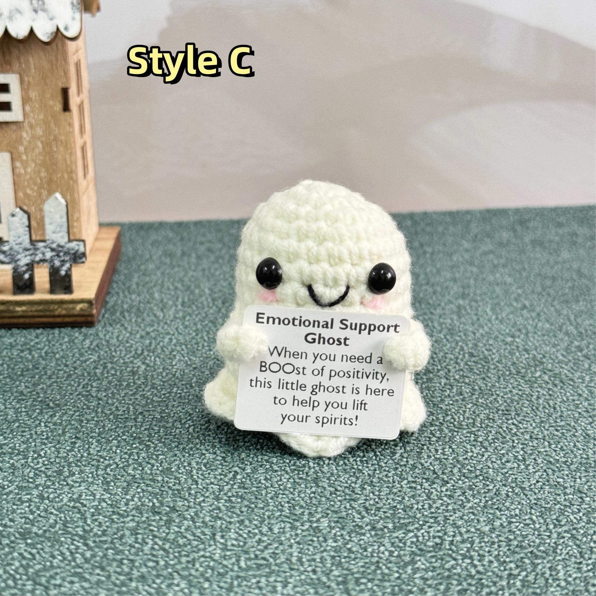 Halloween Crochet Ghost with Pumpkin Halloween Pumpkin Perfect for Trick-or-treat Gifts or as a Surprise During the Spooky Season-Apripex