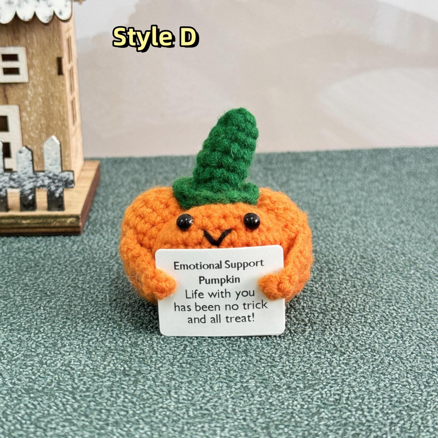 Halloween Crochet Ghost with Pumpkin Halloween Pumpkin Perfect for Trick-or-treat Gifts or as a Surprise During the Spooky Season-Apripex