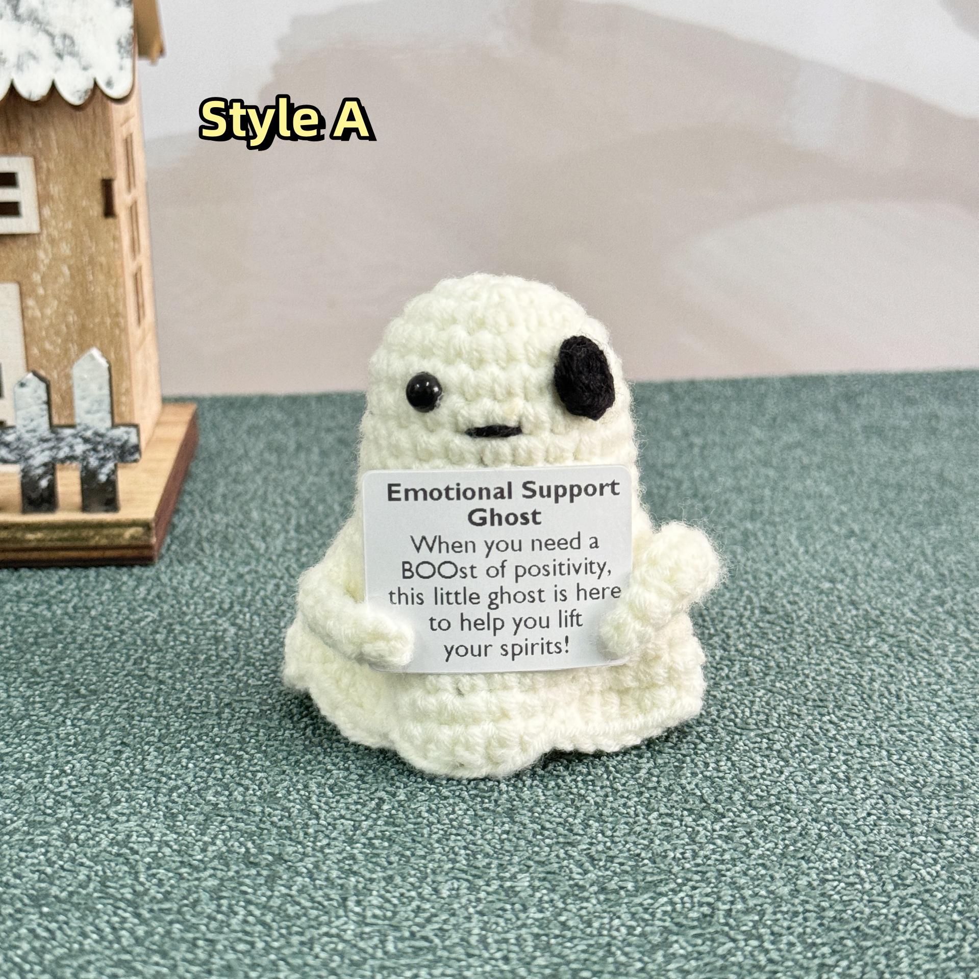 Halloween Crochet Ghost with Pumpkin Halloween Pumpkin Perfect for Trick-or-treat Gifts or as a Surprise During the Spooky Season-Apripex