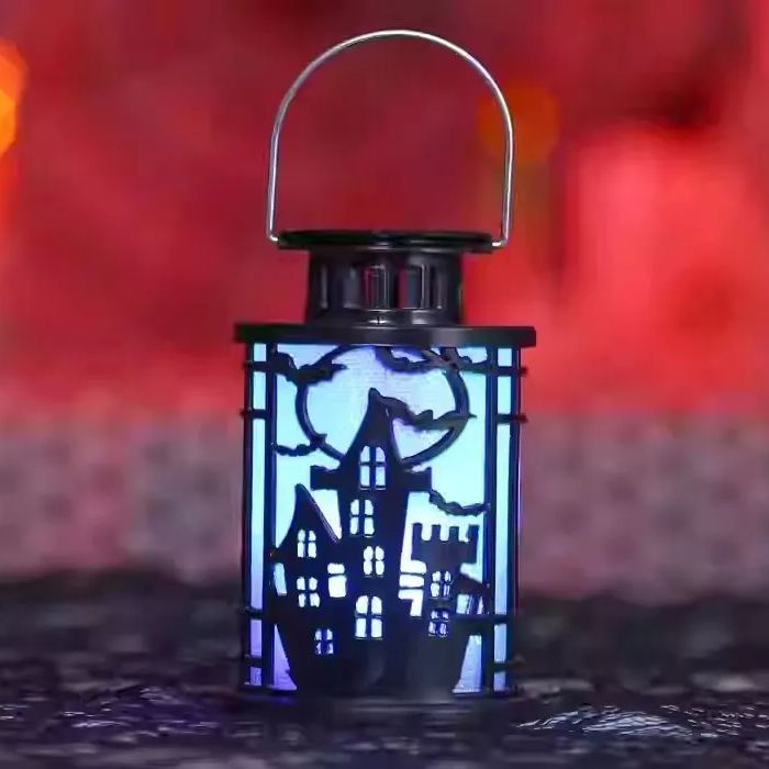 Handmade DIY Halloween Gift Pumpkin Lantern Decorations Children's Portable Luminous Lanterns Kits 3pcs