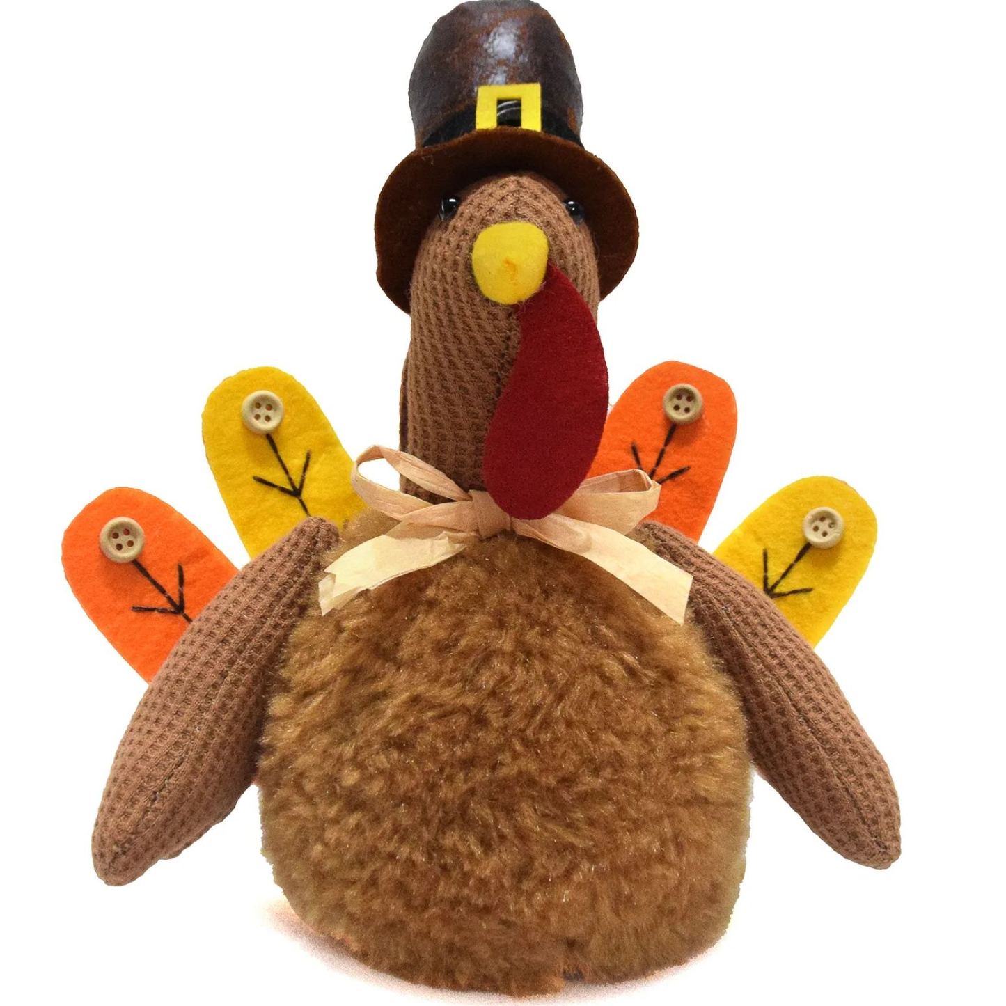 Turkey Stuffed Animal Doll Autumn Harvest House and Room Table Decor 