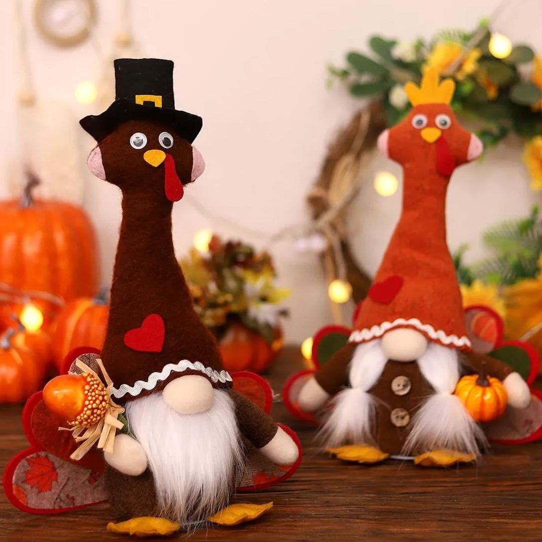 Plush Turkey Doll Kit Luminous  Couple 2 Pack