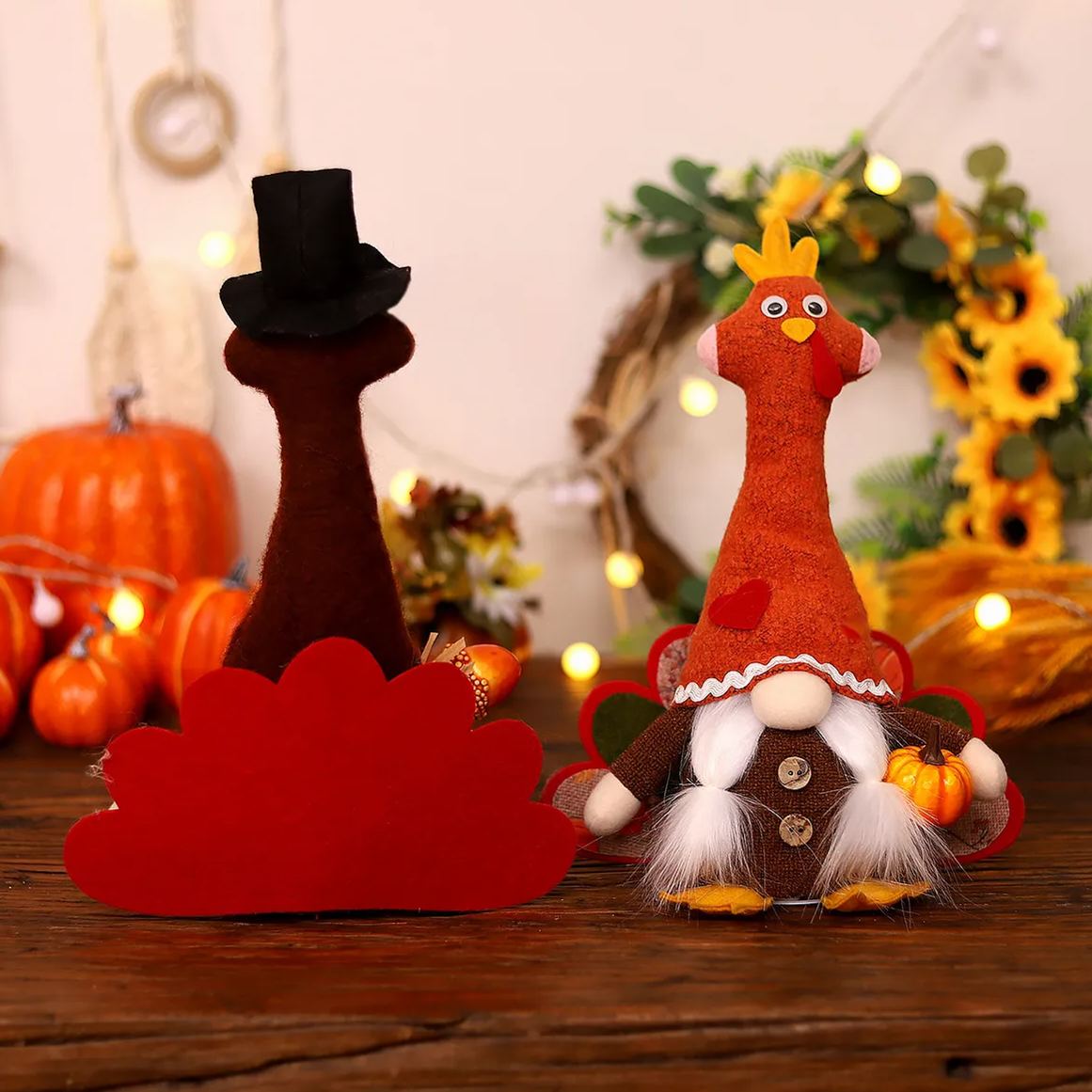 Plush Turkey Doll Kit Luminous  Couple 2 Pack