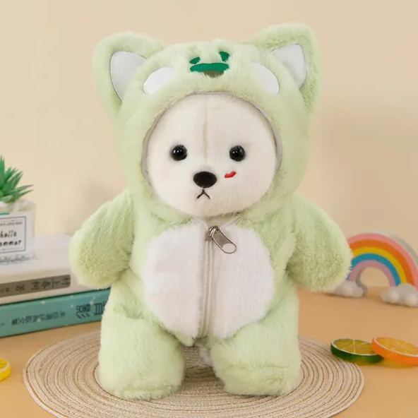 Dudu Cat Set（Clothing Sets Only） 30cm Lina Bear Jointed Plush Doll Dressed with Outfits for Creative Posing Cute Jointed Stuffed Animal Toy Gift for Girls