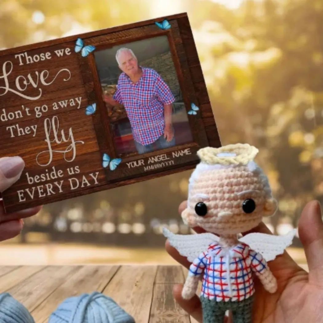 Custom Crochet Doll Handmade Lookalike Plush from Your Photo Hyper Realistic Stitch-by-Stitch Crafted Personalized Keepsake Handcrafted Gift