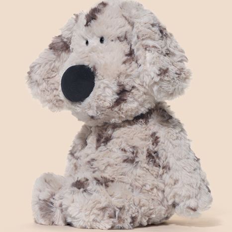 Danny Dog Plush Toy Ultra-Soft Spotted Puppy Cute Stuffed Animal for all Ages  Huggable Comfort Toy Best Birthday Gift for everyone