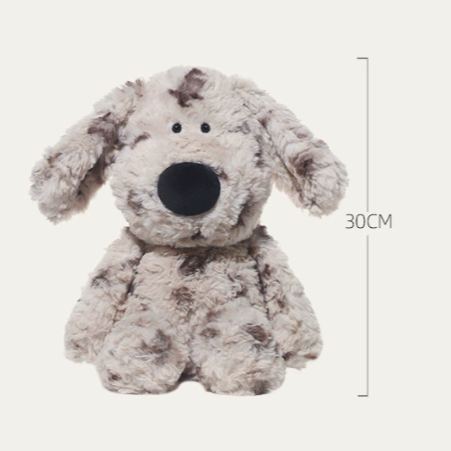 Danny Dog Plush Toy Ultra-Soft Spotted Puppy Cute Stuffed Animal for all Ages  Huggable Comfort Toy Best Birthday Gift for everyone