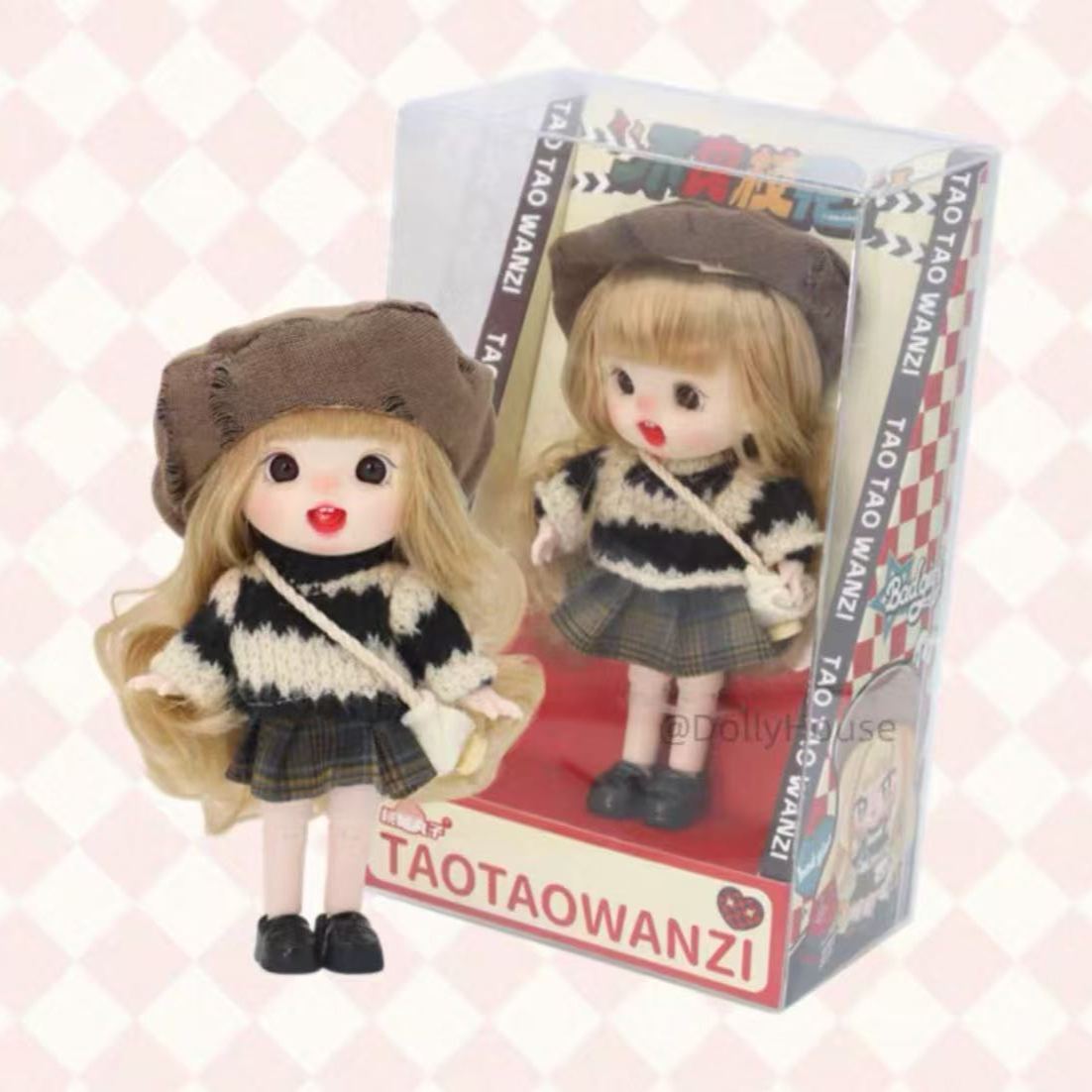 Multi-joint movable fashion simulation doll toy can be changed into a variety of custom posture styles toy gifts