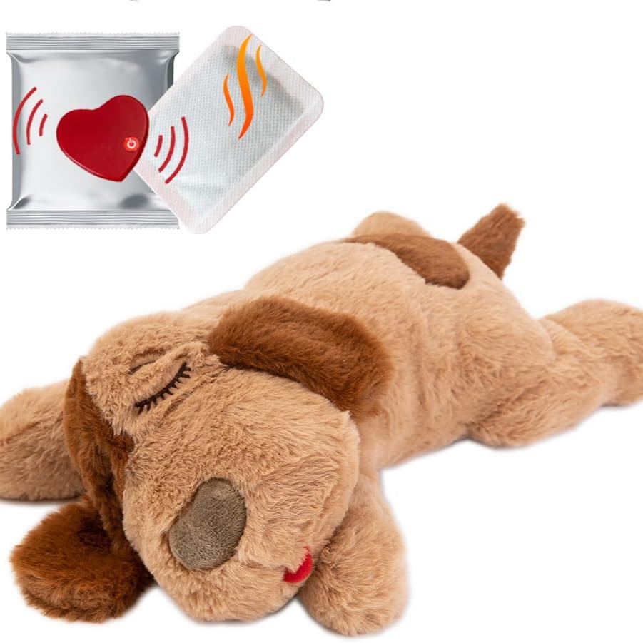 SleepEase Puppy Heartbeat Toy Dog Anxiety Relief Sleep Aid