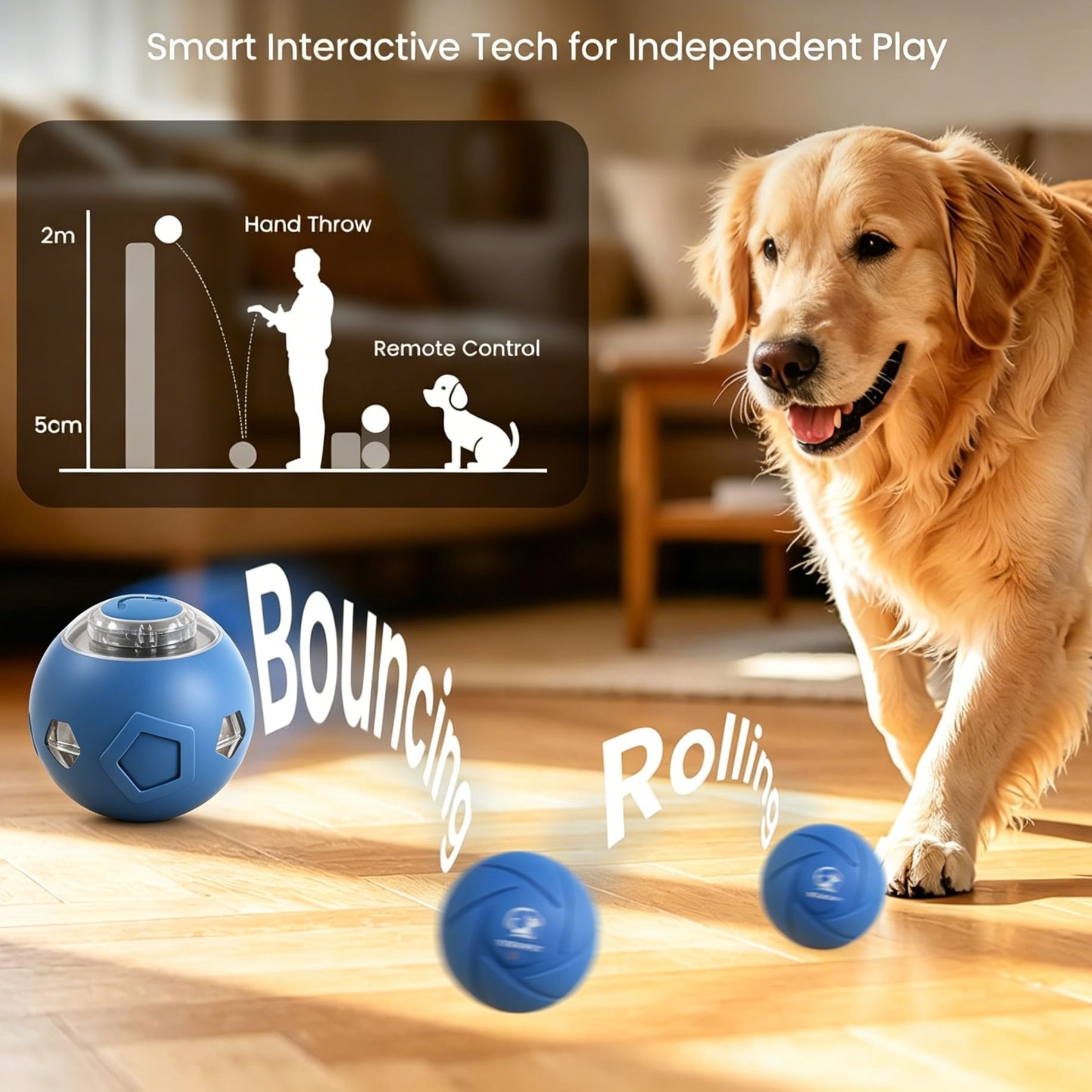 Smart Interactive Pet Ball for Pets