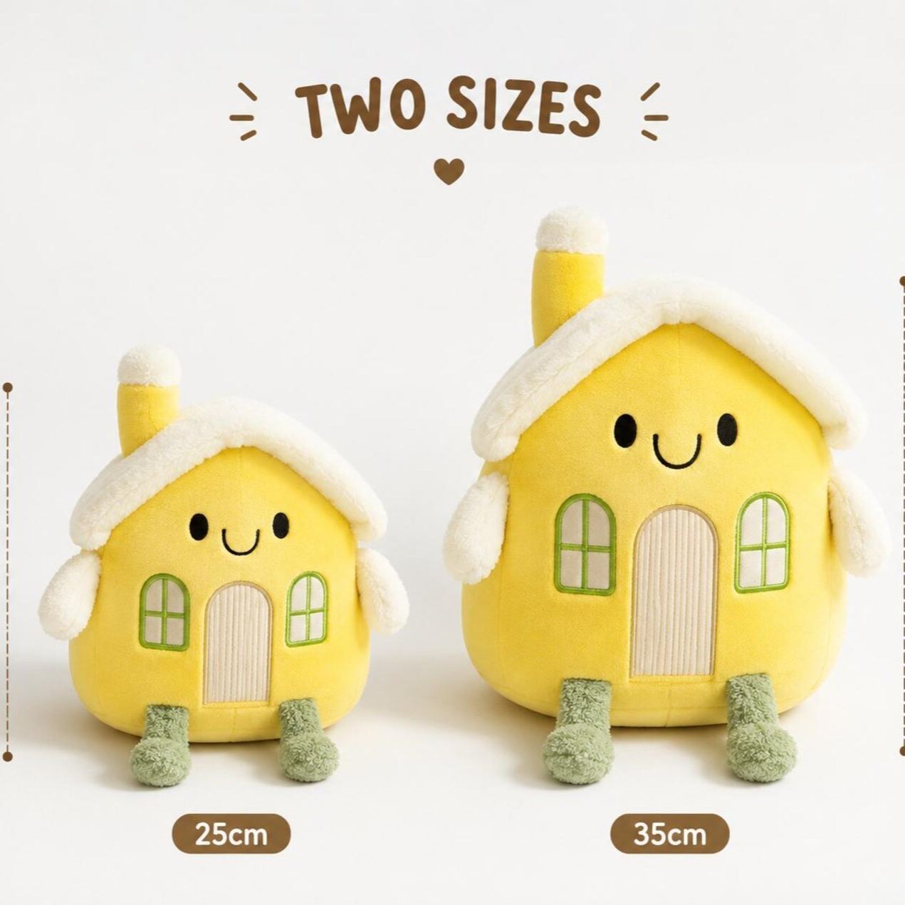 Stuffed House‑Shaped Plush Pillow, Cute House Plush Toy, Handmade Soft Home Doll Decorative Pillow, Cozy Room Decor Gift for Bedroom