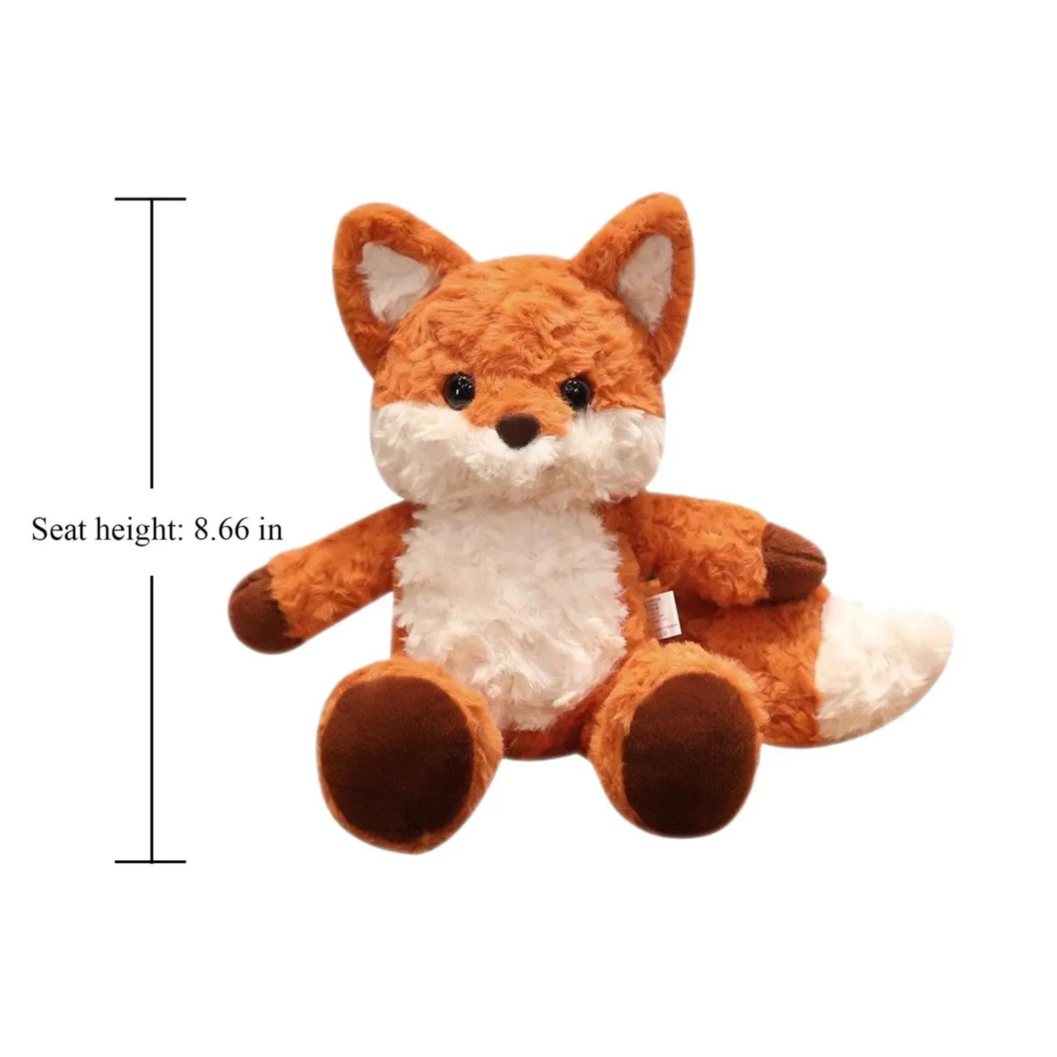Personalized Plush Dolls, Custom Stuffed Fox Stuffed Animal with Name Sweater, Handmade Personalized Doll for Friends