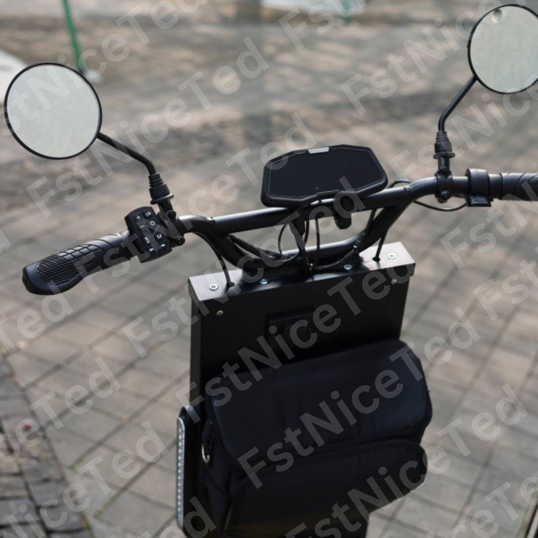 Solar Powered Electric E-Scooter With 2 Solar Panels 2024 Model - 400W 36V 