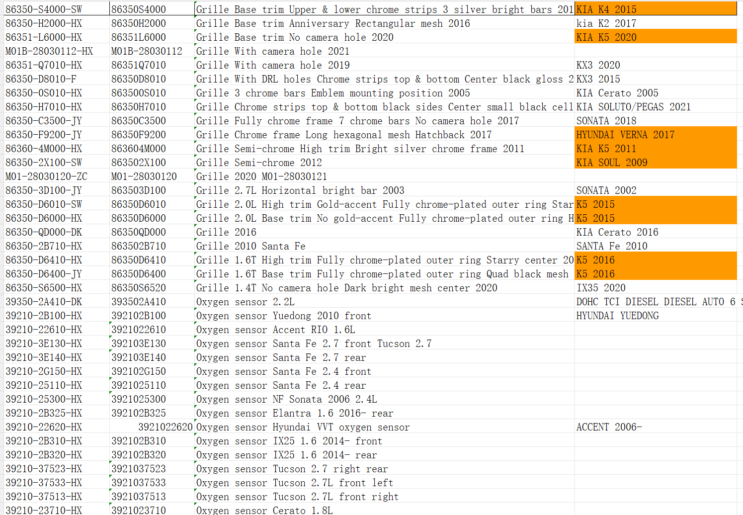 Left Right Outer Tail Rear Lamp for Hyundai ACCENT 2006 92401-0M000 92402-0M000