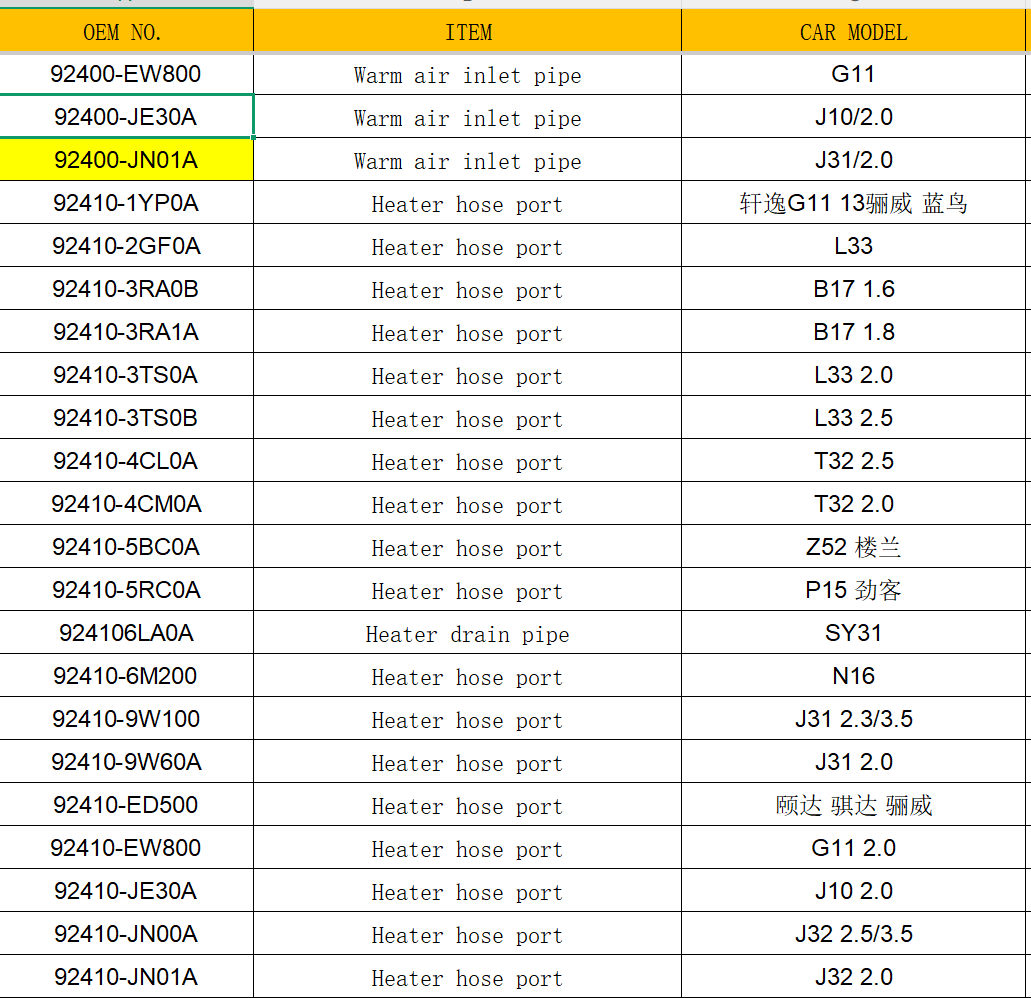 Crankcase Breather Hose for Nissan Murano 2003-2007, Altima 2002-2003, Maxima 2002-2003, for INFINITI I35 2002-2004