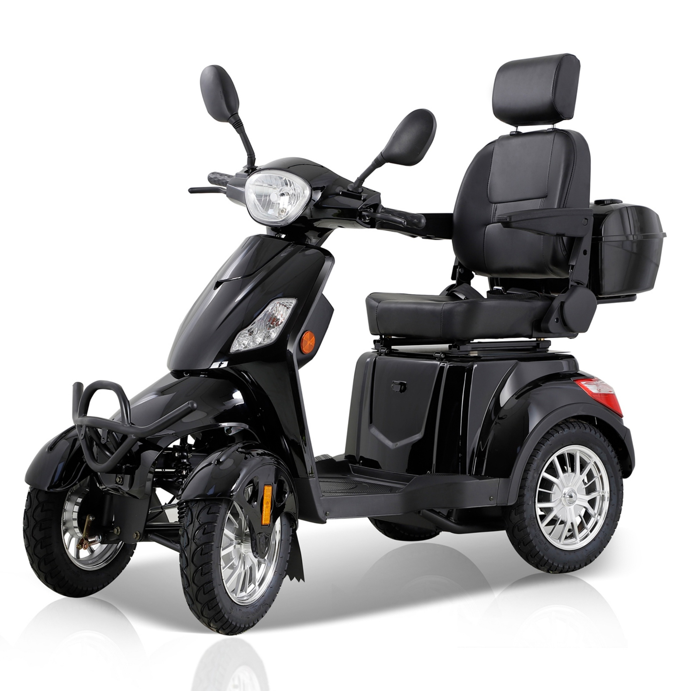 Xlluproid 800W All Terrain Mobility Scooter for Seniors Adults - 500LBS Capacity 4 Wheel Heavy Duty Handicap Scooter w/Charger Remote