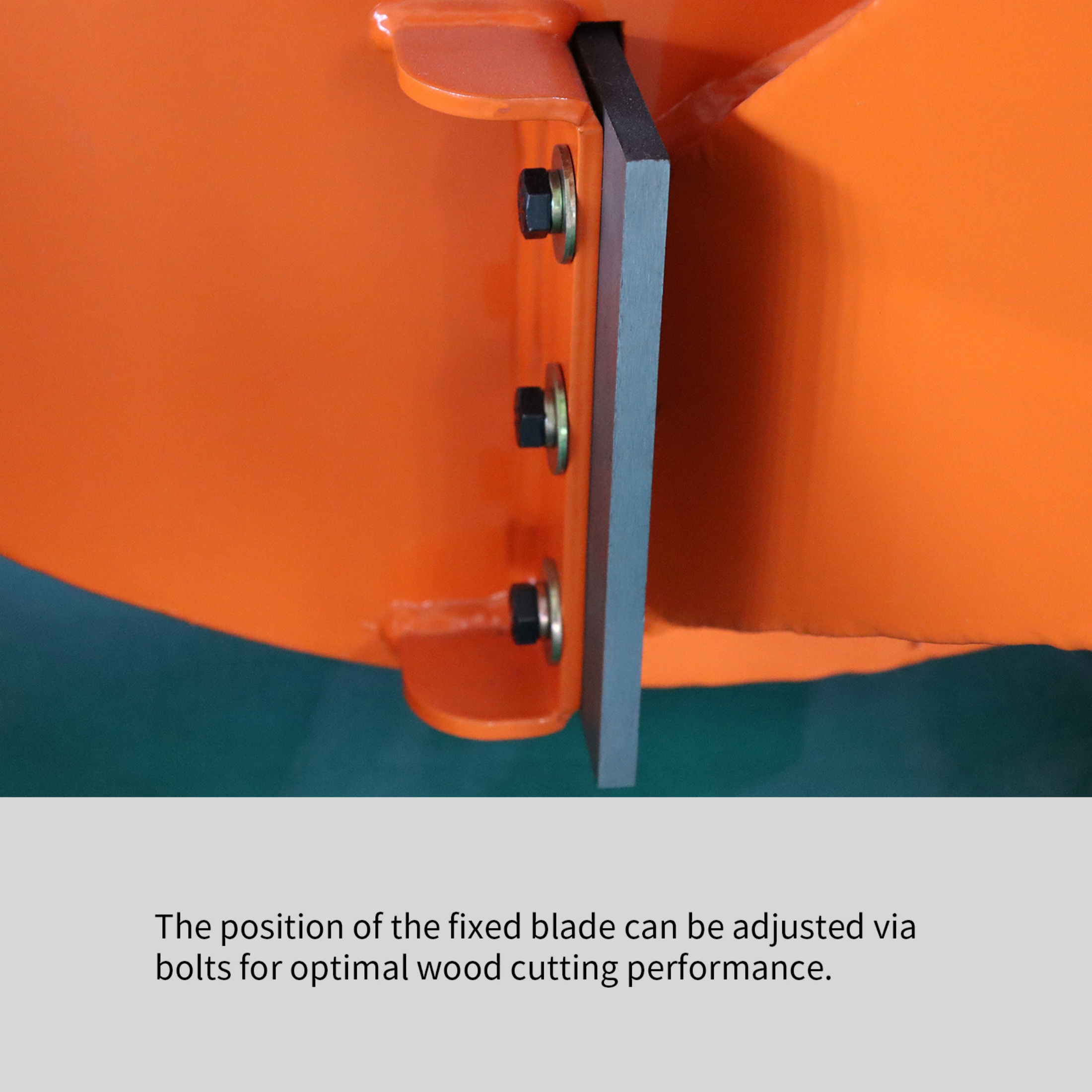 QEEKA BX42S 4-Inch Capacity PTO Wood Chipper,3-Point Tractor Attachment for Compact Tractors Under 45 HP，Orange