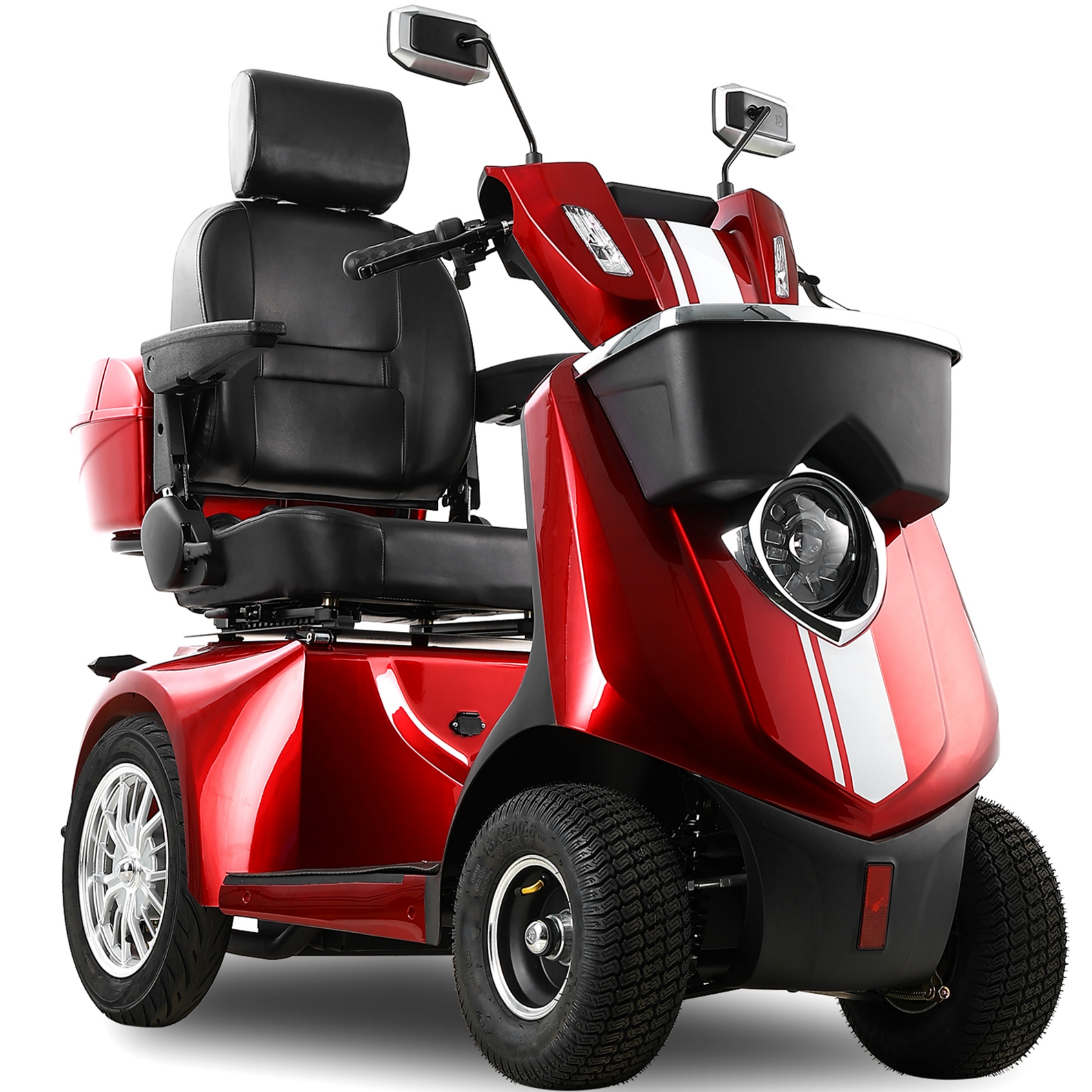 Xlluproid 1000W Heavy-Duty 4 Wheel Mobility Scooter - 500LBS Capacity All Terrain Electric Cart for Seniors,Adults