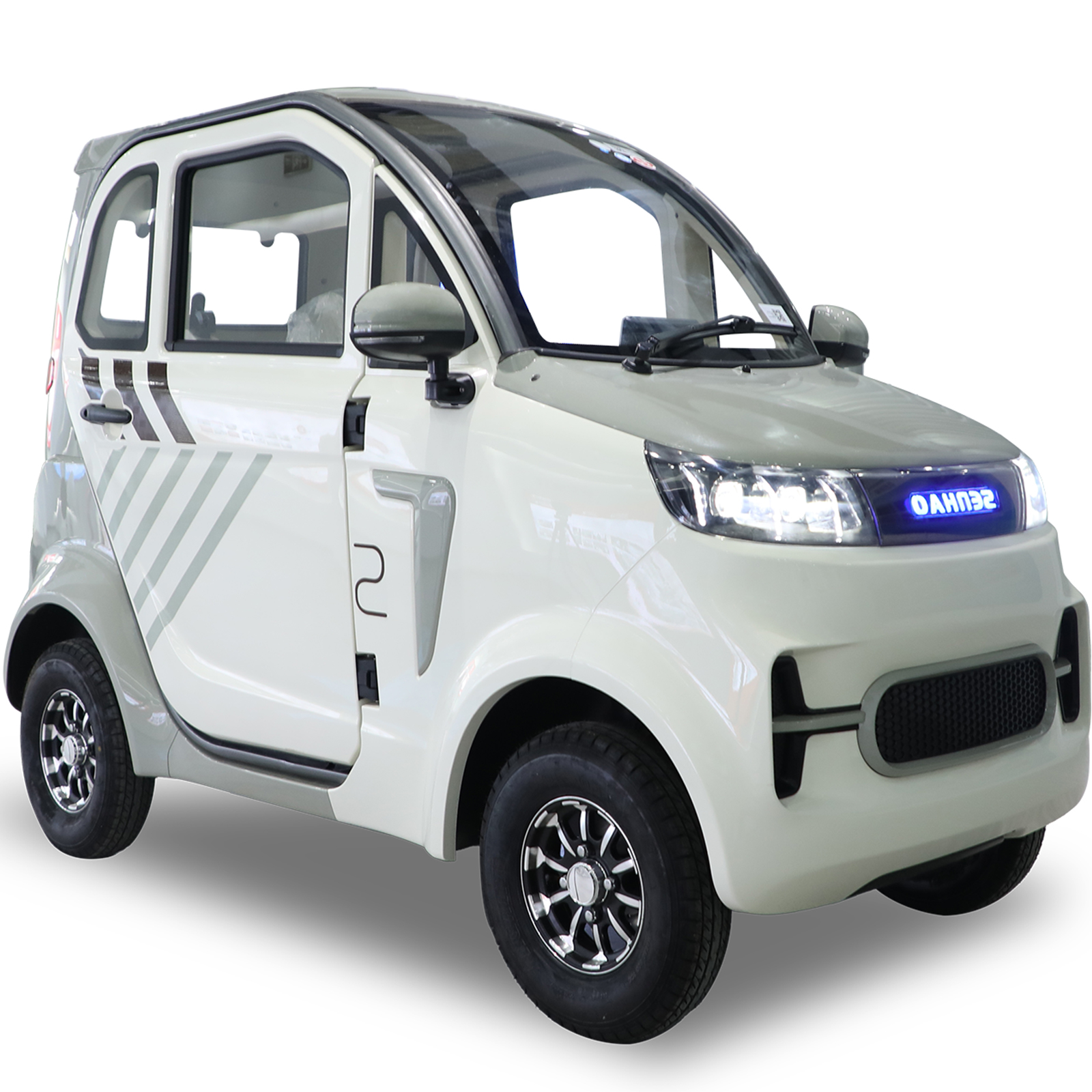 QEEKA Fully Enclosed Mobility Scooter - 4-Wheel 1500W,3 Passengers,All-Weather Protection,Suitable for Adults and Seniors