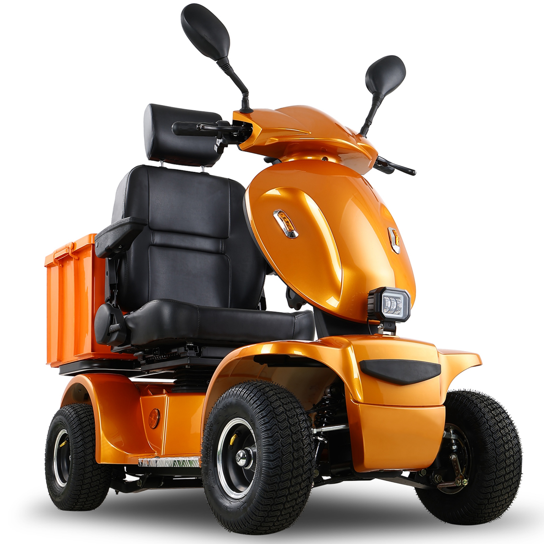 QEEKA Heavy Duty 4 Wheel Electric Mobility Scooter for Seniors & Adults,All Terrain,1000W Brushless Motor,33 Miles Long Range