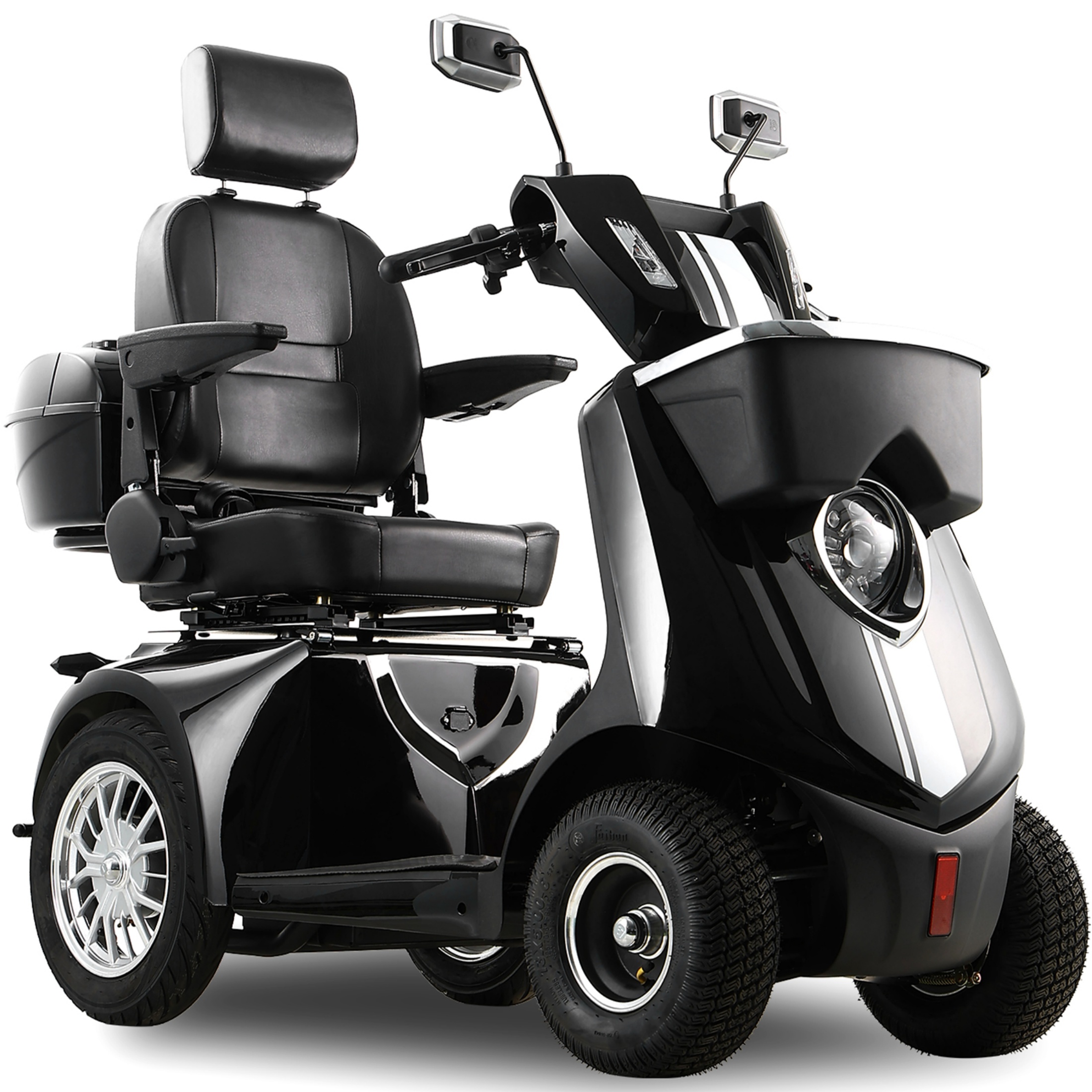 Xlluproid 1000W Heavy-Duty 4 Wheel Mobility Scooter - 500LBS Capacity All Terrain Electric Cart for Seniors,Adults