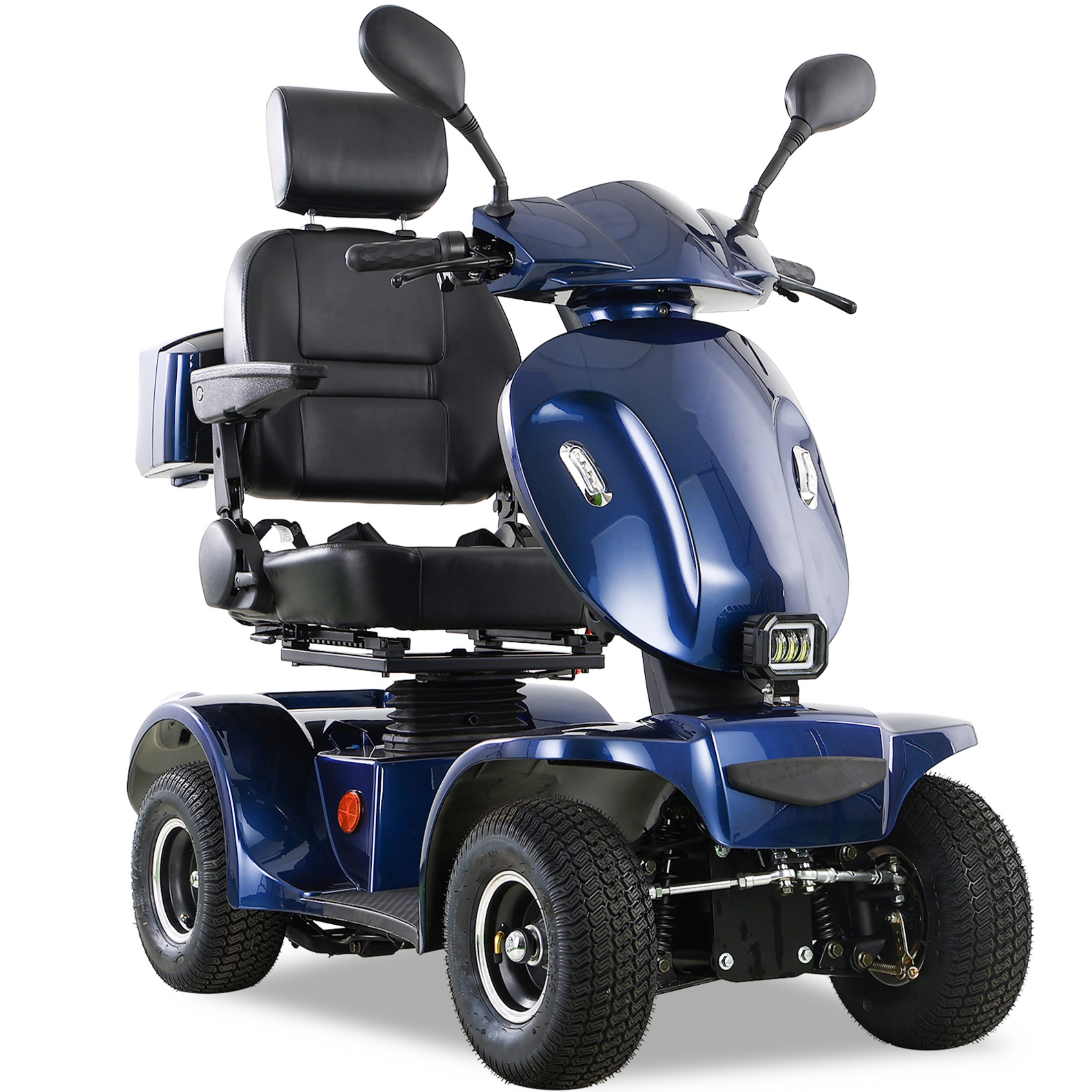 QEEKA Heavy Duty 4 Wheel Electric Mobility Scooter for Seniors & Adults,All Terrain,1000W Brushless Motor,33 Miles Long Range