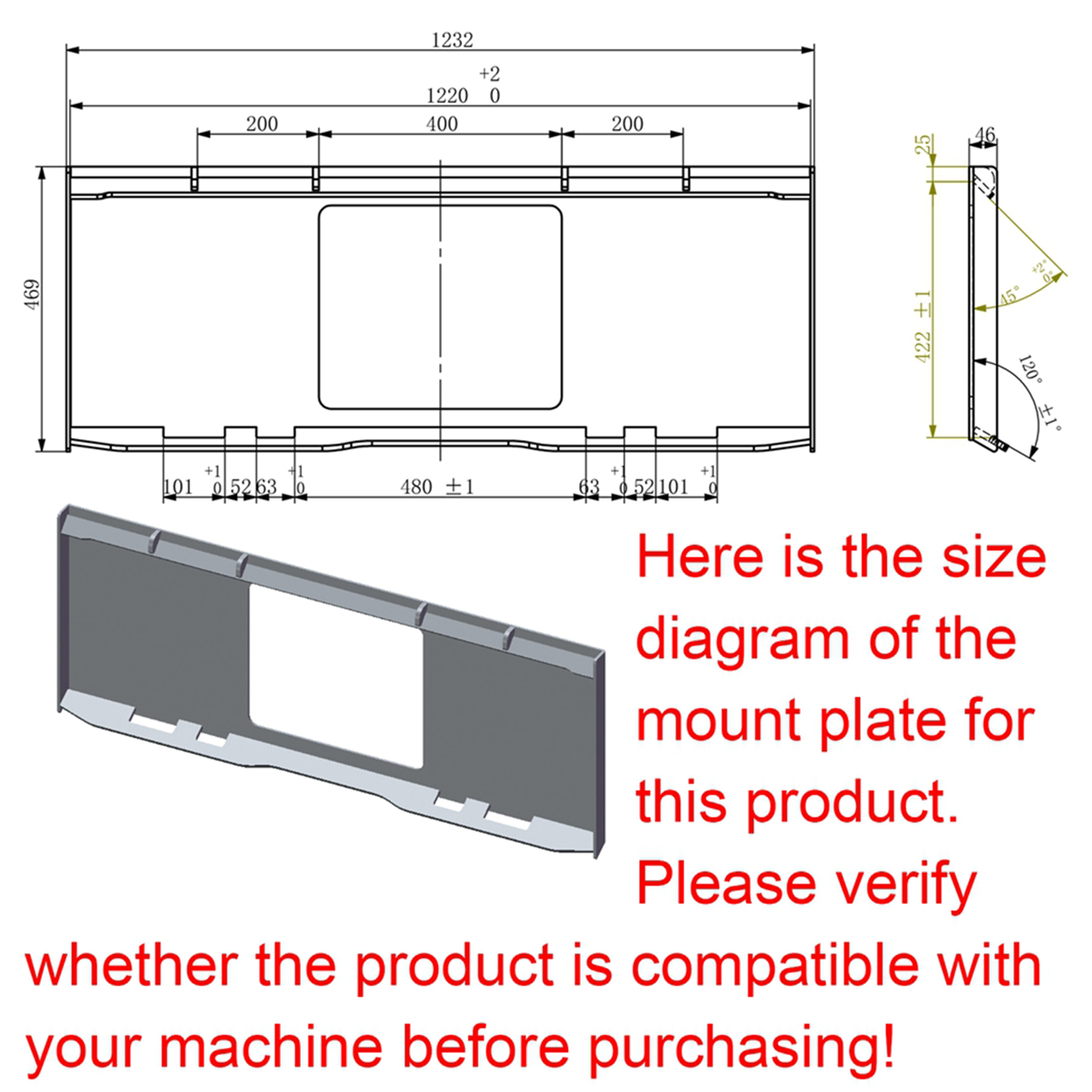 Landy 72" Skid Steer Soil Cultivator & Roto Tiller - 4" Cut Depth, Bi-Directional Rotation - Light Duty Garden Tilling Attachment