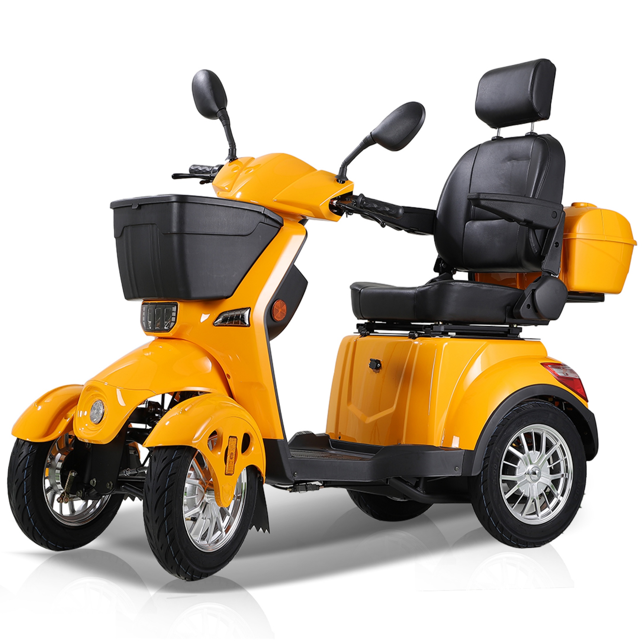       Visit the QeeKa Store QEEKA All Terrain Mobility Scooter,500lbs Capacity - 800W,Handicap Scooter for Seniors & Adults,Yellow