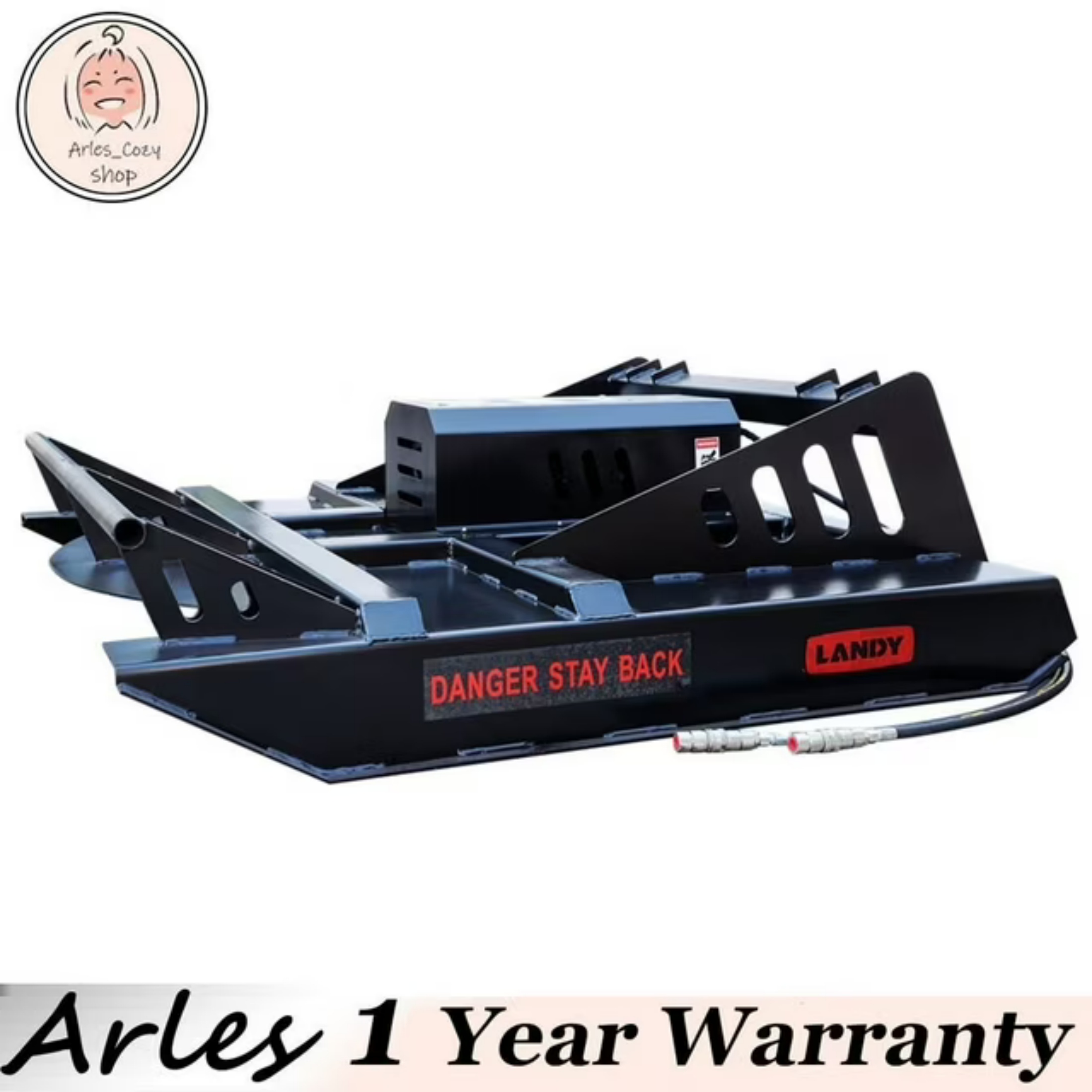 Landy 72" Hydraulic Direct Drive Motor Heavy Duty Brush Mower Cutter