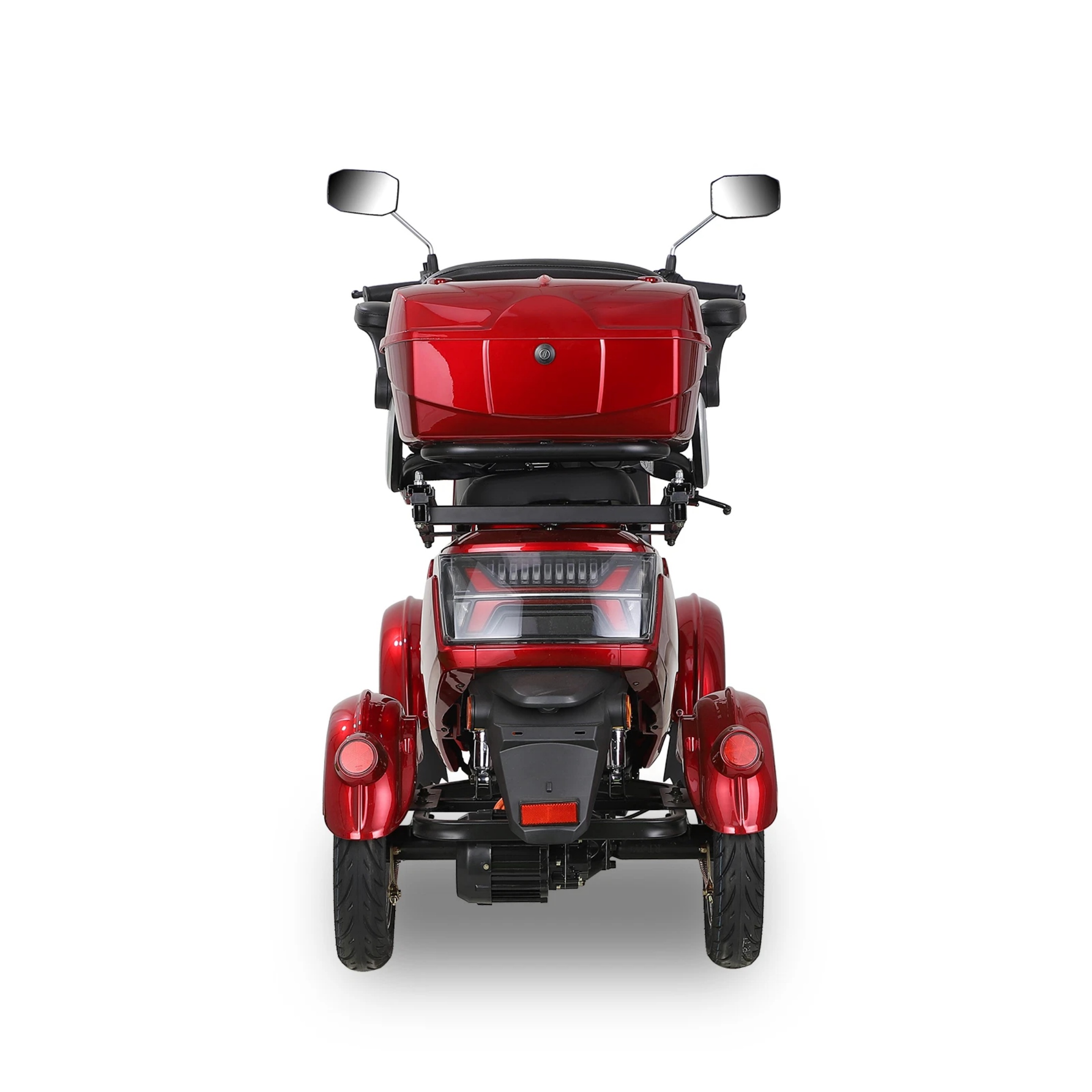 QEEKA Heavy-Duty 4 Wheel,500 Lbs Capacity,3 Speed Control with 35-40 mile Long Range Battery for Seniors & Adults Travel,20°Max Climbing,Remote Key