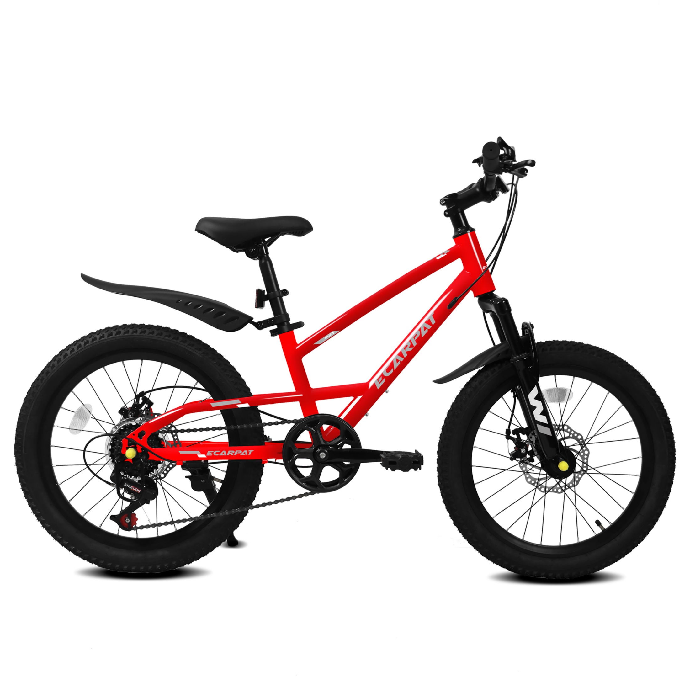 QEEKA 20" Kids Mountain Bike,Boys Girls Bike for Ages 6-12 with 7 Speeds Suspension Fork Disc Brakes,Rider Height 48-60 Inch,Christmas Birthday Gifts Kids Bicycles