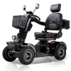QEEKA Mobility Scooter,4 Wheels Mobility Scooter for Adults Seniors, Electric Folding Wheelchair Device for Travel,3-Speed Travel Long,Black