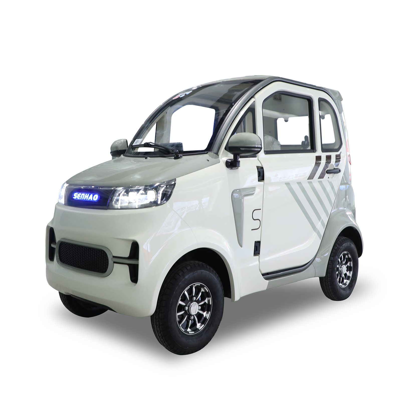QEEKA Fully Enclosed Mobility Scooter - 4-Wheel 1500W,3 Passengers,All-Weather Protection,Suitable for Adults and Seniors