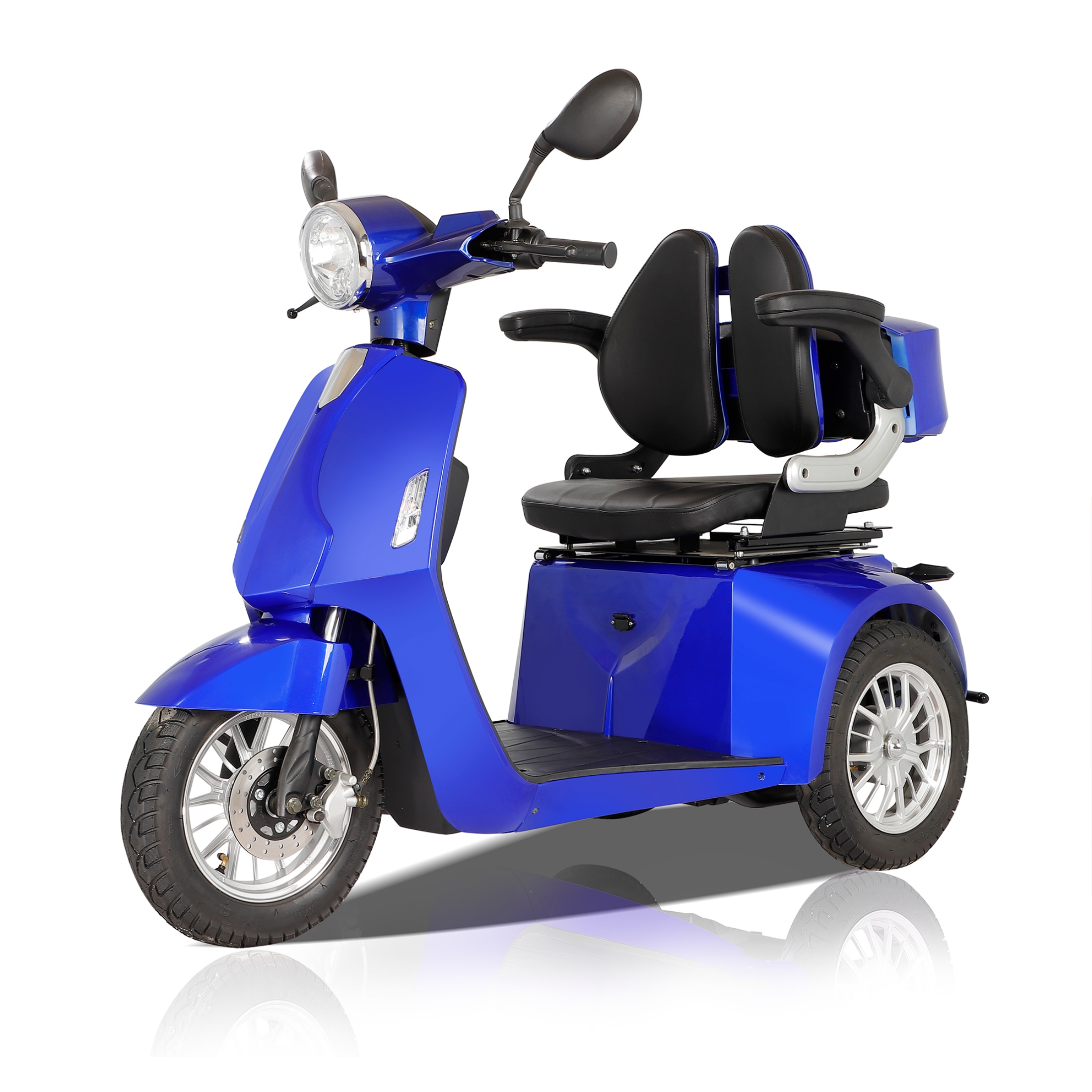 Mobility Scooter ,3-Wheel Heavyweight Mobility Scooter with 500 lb Limit, Black