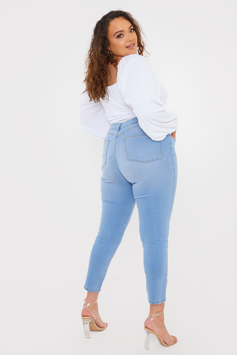 Light Wash Skinny Jeans