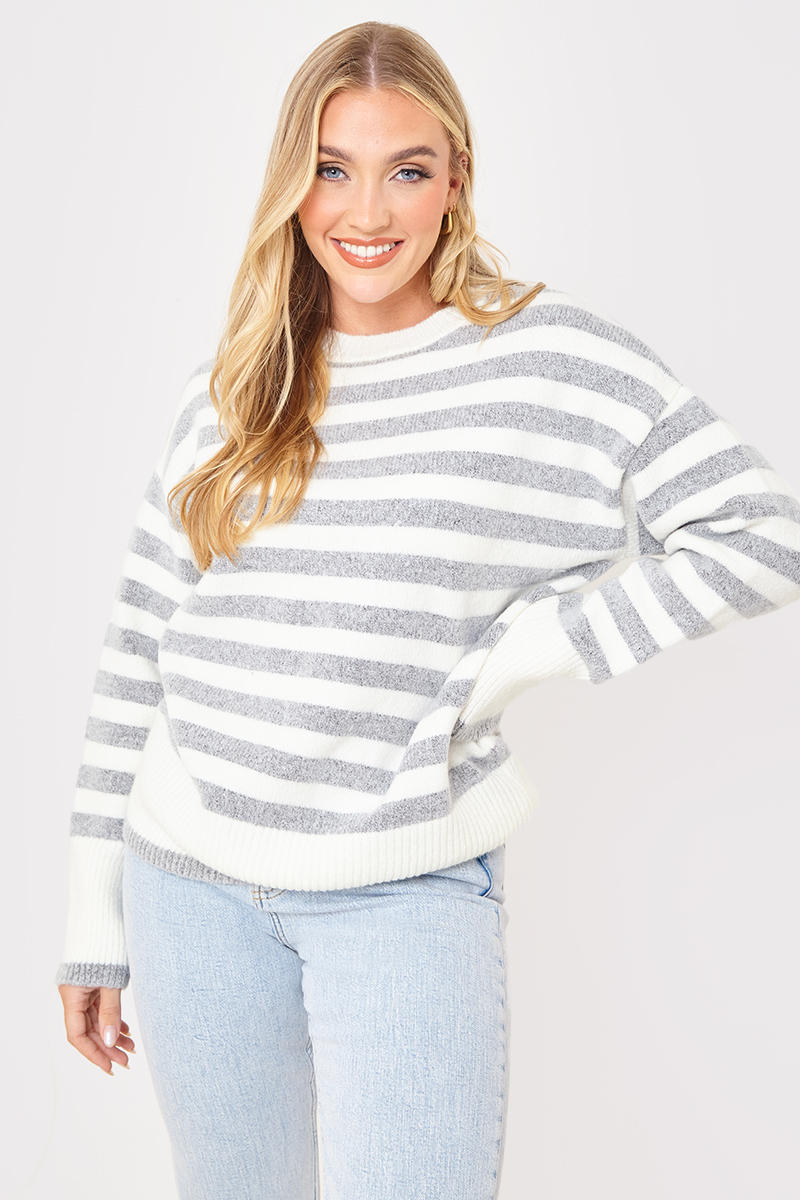Stripe Crew Neck Jumper