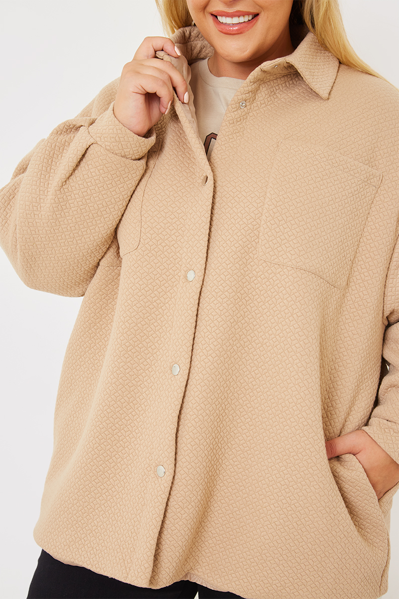 Quilted Oversized Shacket