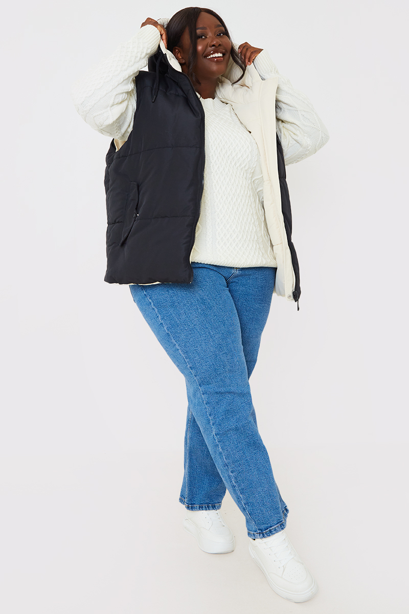 Recycled Short Reversible Gilet