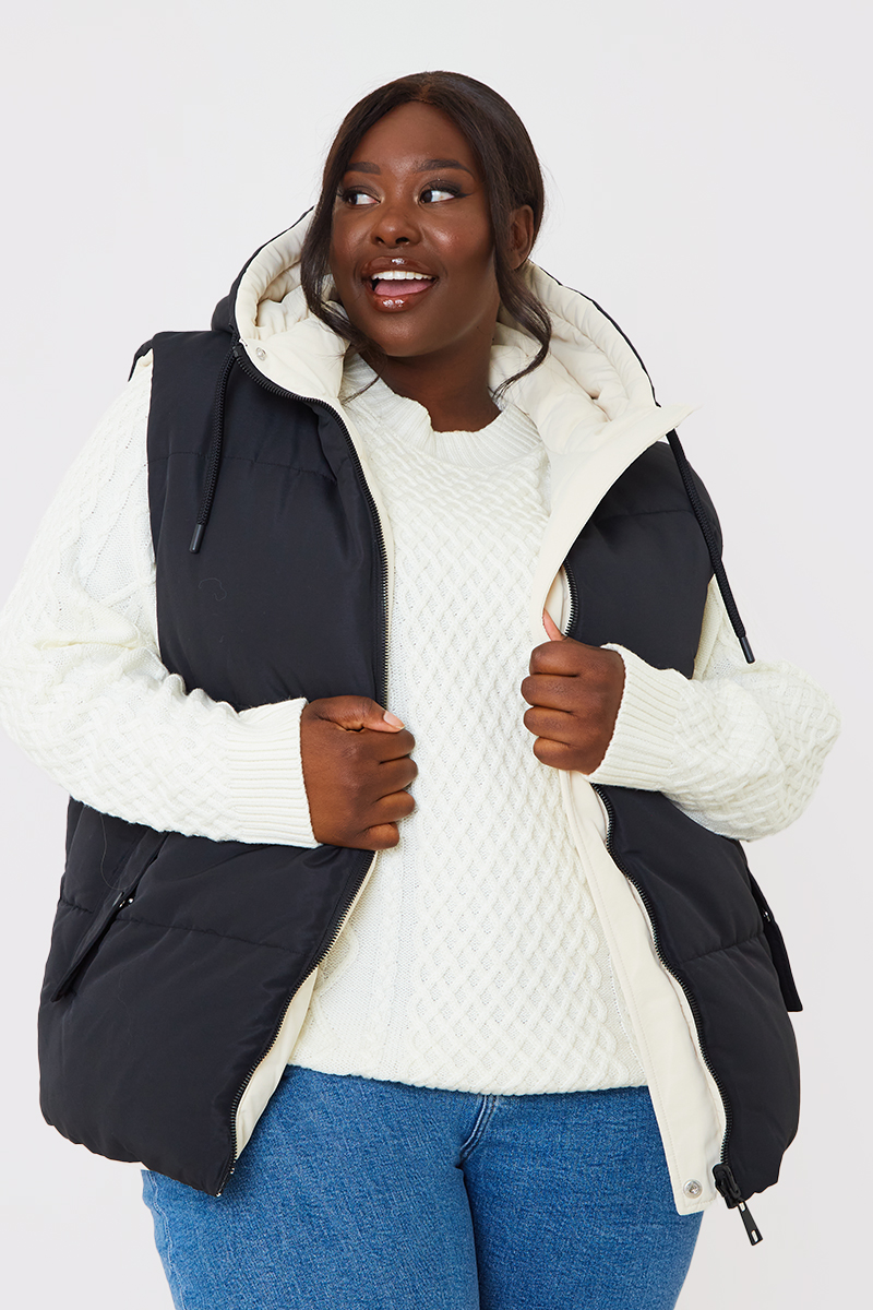 Recycled Short Reversible Gilet